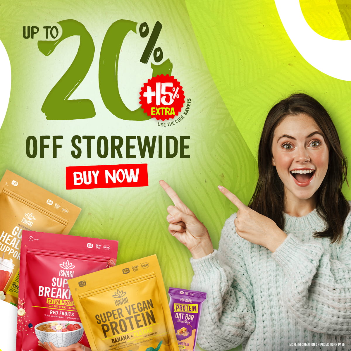 20% discount + 15% extra